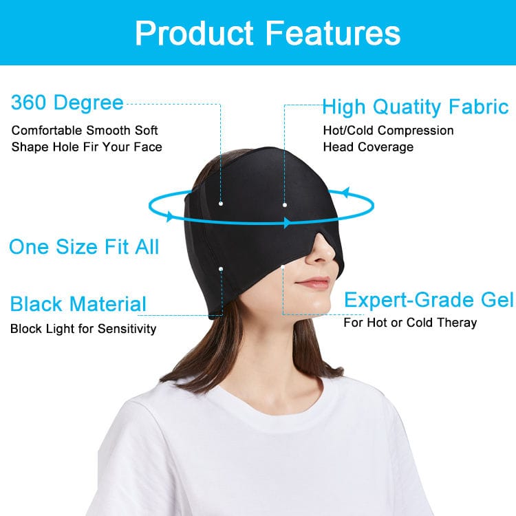 Headache Relief Hat Reusable Migraine Cap