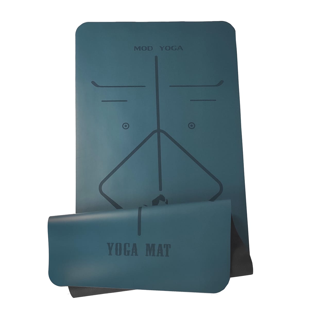 Rubber Yoga Mat Foldable PU Travel Yoga Mat