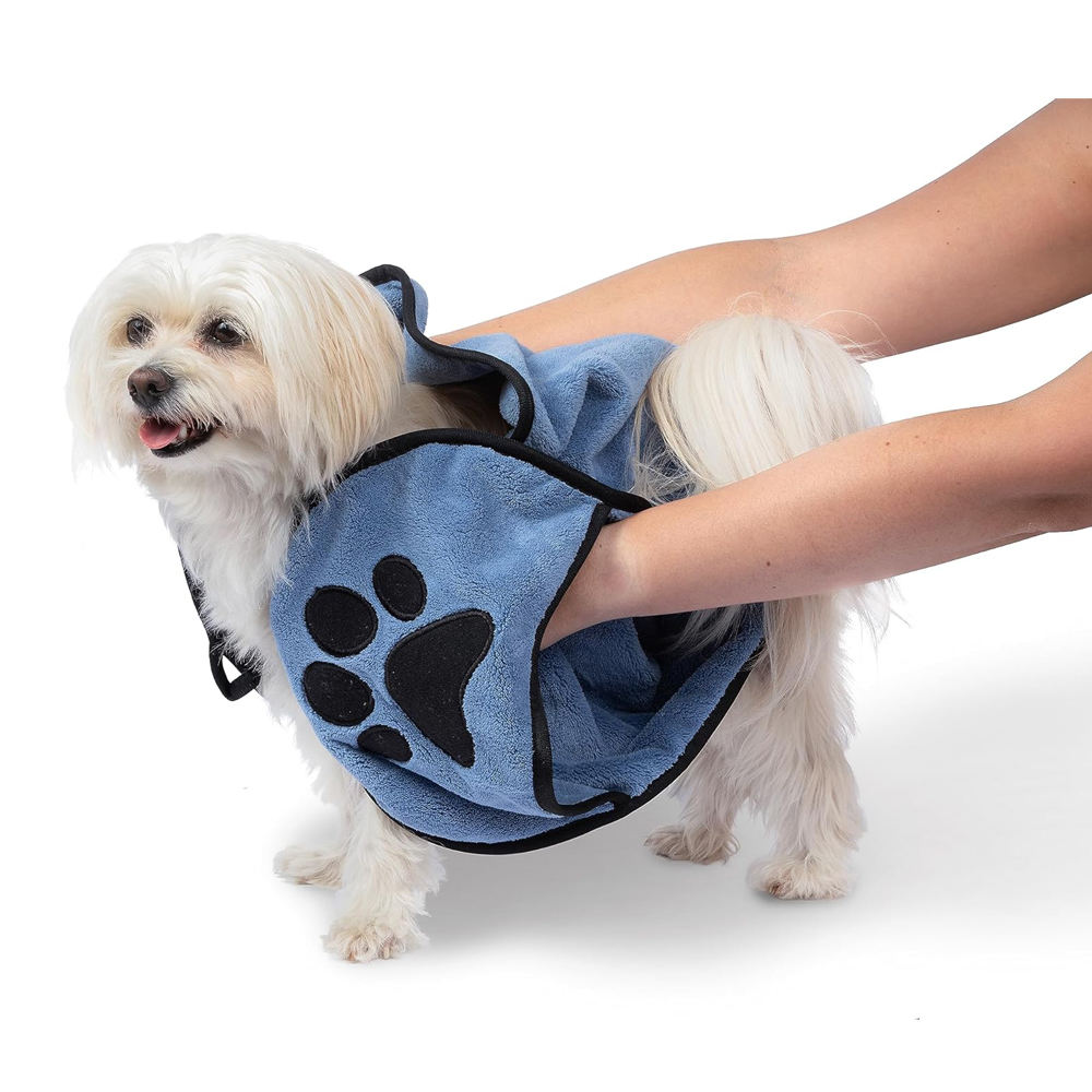 Eco-Friendly Microfiber Dryer for Dogs and Cats Super Absorbent Pet Bath Towel