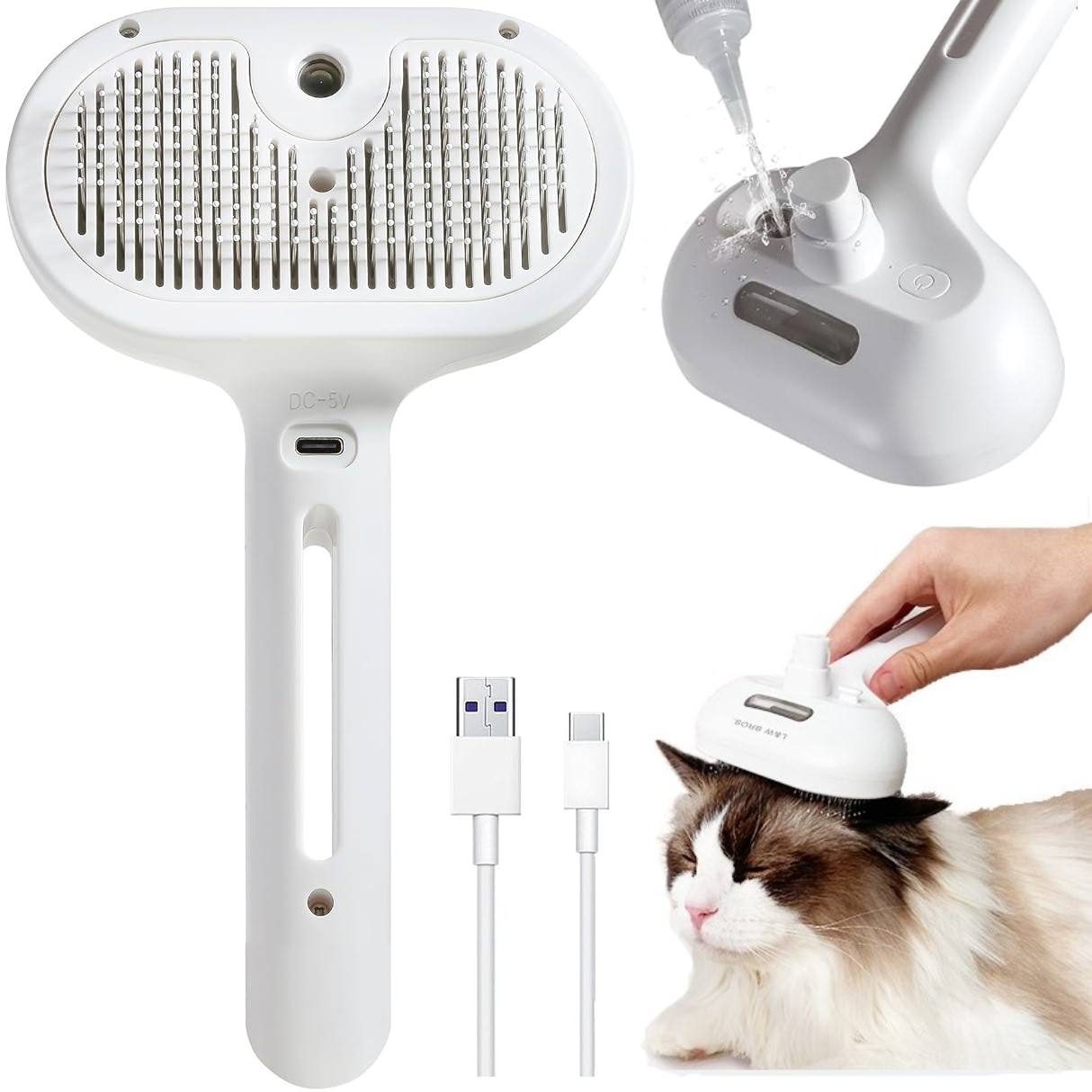 Cats Dogs Bathing Automatic Foamer Pet Cleaning Bath Supplies