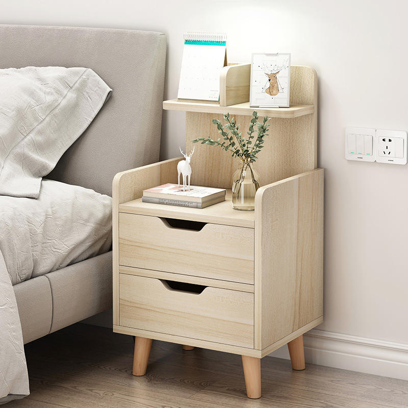 simple and economical storage cabinet bedside mini cabinet light luxury creative nightstand