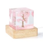 Night Light Colorful White Deer Sakura Creative Couple Desktop Resin Jewelry