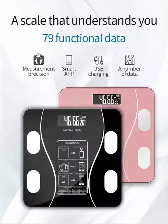 Electronic Digital Weight Scale Body Fat Smart Household Weighing Body Fat Scales