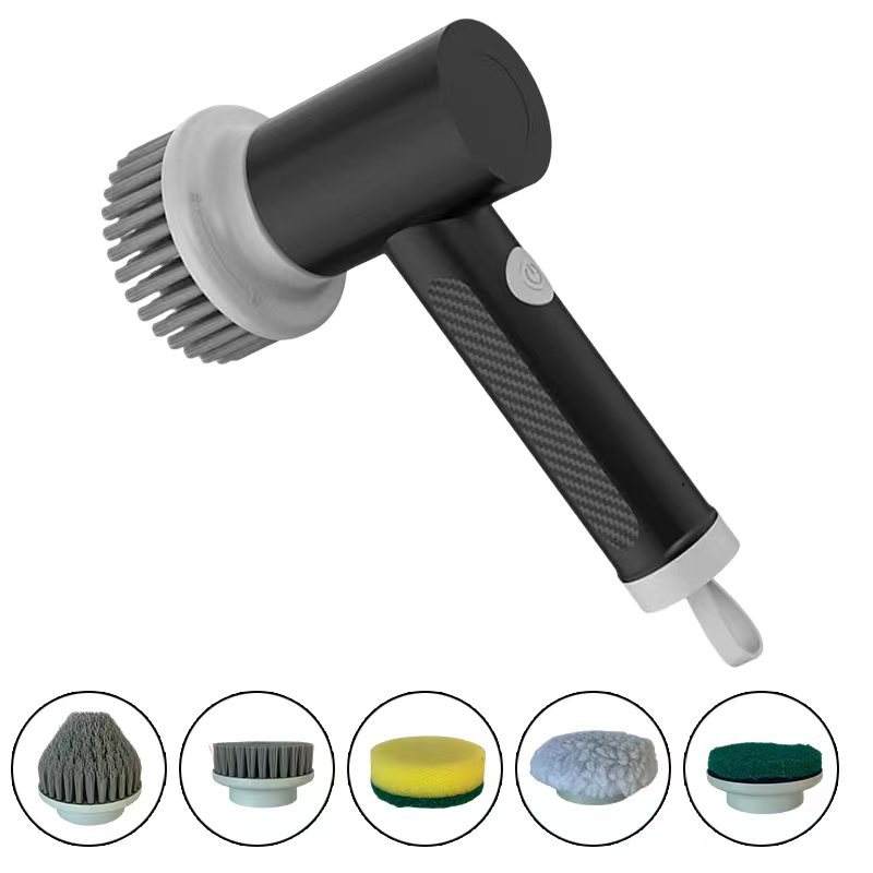 Electric Cleaning Brush USB Battery Powered Cordless Spin Scrubber for Kitchen for Hotel Use Factory Made