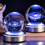 3d Internally Carved Luminous Crystal Ball Gift Colorful Gradient Plug In Baby Night Light