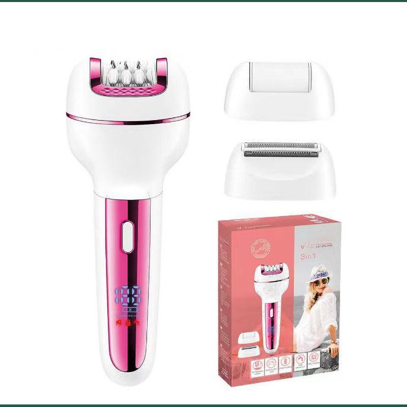 Women Wet & Dry Lady Shaver Hair Removal - Cordless Waterproof 3-in-1 Women Electric Razor - USB Rechargeable