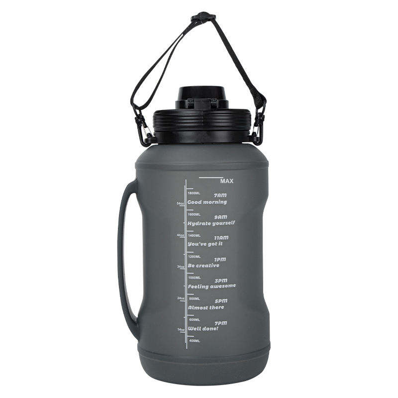 Travel Collapsible Drinking Foldable Silicone Water Bottle With Straw And Time Marker Tea Tumble