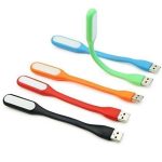 Flexible LED USB Gadgets Light Lamp 180 Degree Adjustable Portable Lamp for Power Bank