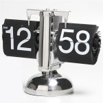 Auto Flip Digital Clock Operated Quartz Clock Home Decors