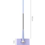 Disposable Flat Mop with Telescopic Handle Household Clean Floor Wipe