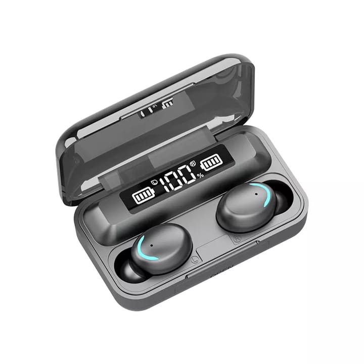 Touch Control Fast Auto Pairing Waterproof Big Charging Box Wireless Casque Mic Earphone Slide TWS F9-5C