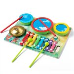 Wooden music piano knock Multi-functional Music Instrument Table Toys