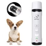 led pet nail clipper dog grooming kit dog nail trimmer