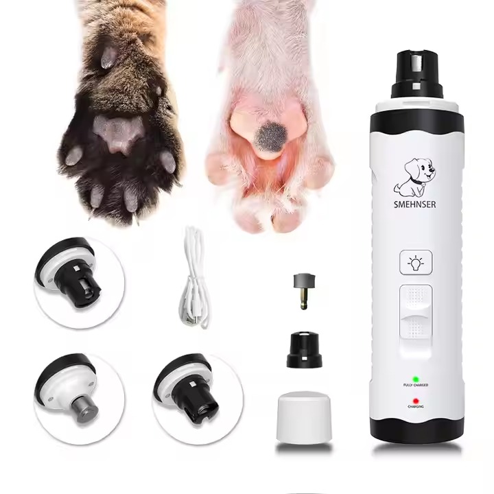 led pet nail clipper dog grooming kit dog nail trimmer