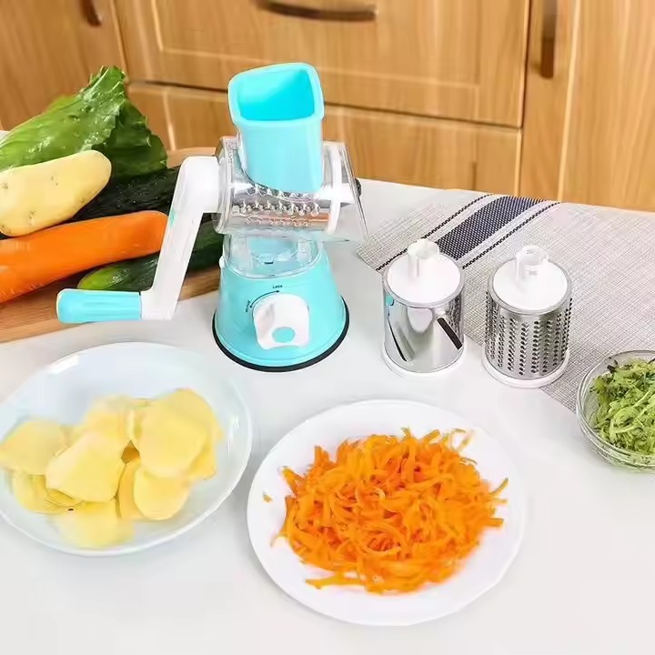 Multi Function Vegetable Cutter Manual Kitchen Tool Set Cucumber Potato Slicer