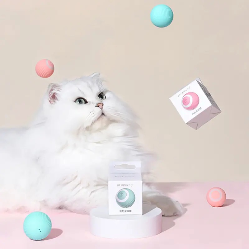 Cat Electric Pet Ball Automatic Rolling Ball Smart Cat Toys