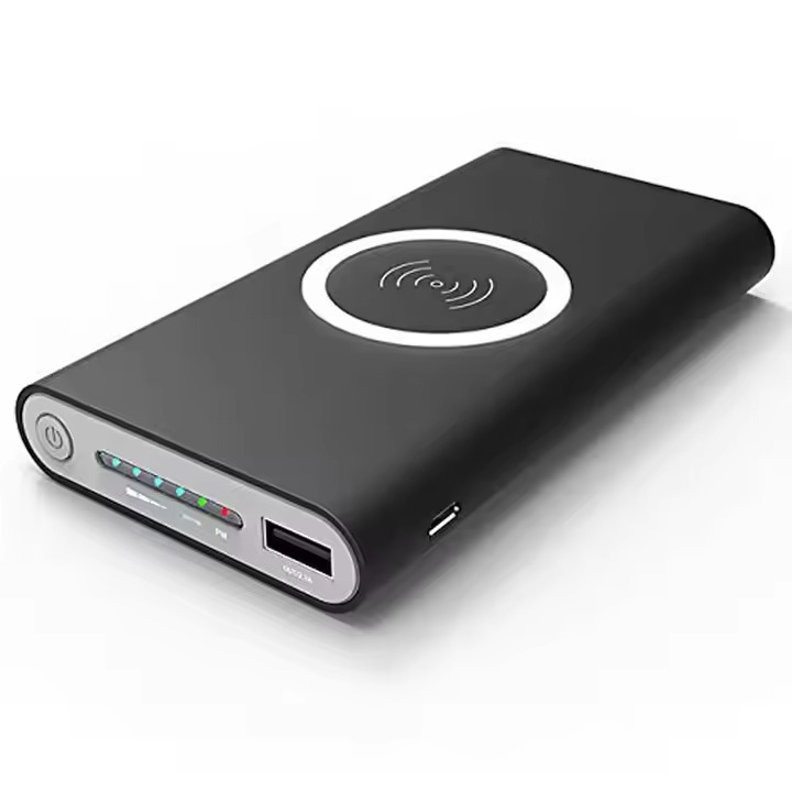 wireless power banks 10000mah Qi-enabled cell phone portable Power Banks