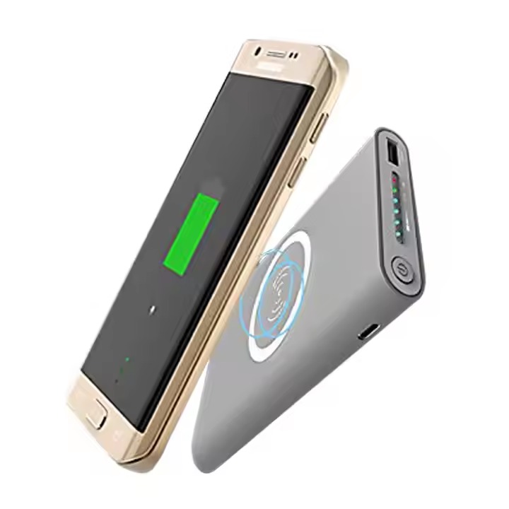 wireless power banks 10000mah Qi-enabled cell phone portable Power Banks