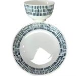 Latest Design Ceramic Serving Dishes Set Dinner Bowl