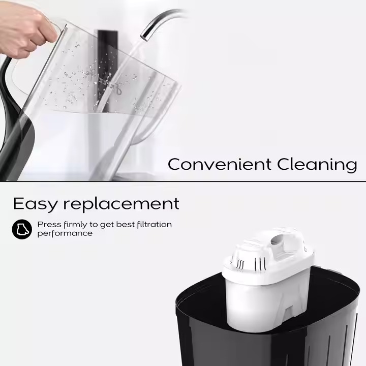 Fast Filtration Water filter pitcher jug with 0 TDS filtration system