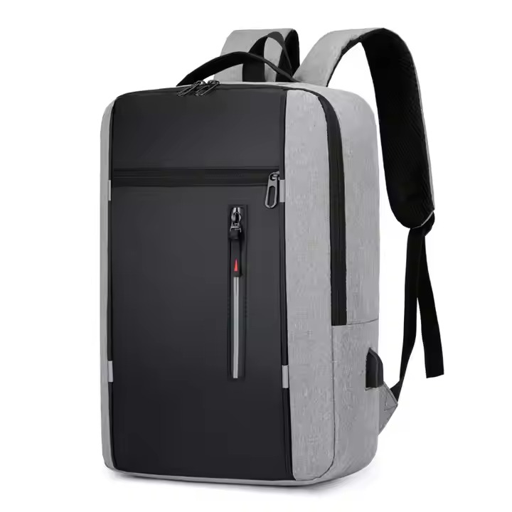 Waterproof Business School Backpack Men USB Charging Port