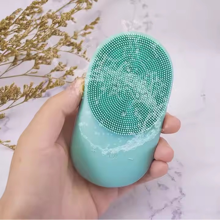 Sonic Facial Cleansing Brush Electric Silicone Face Cleaning Brush