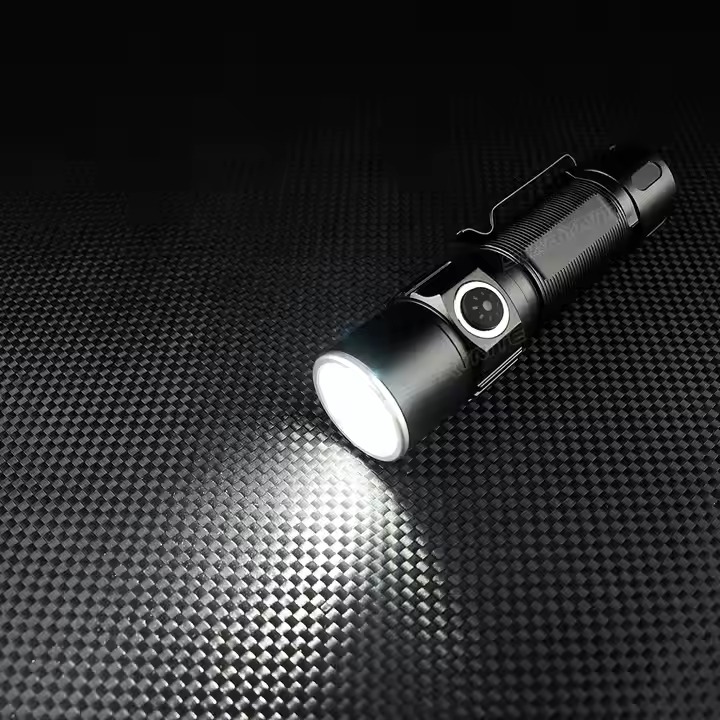 Led Rechargeable Flashlight with Power Bank