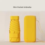 Portable Pocket 5 Folding Anti UV Sunscreen and Rain Umbrellas