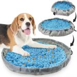 Dog Puzzle Toys Enrichment Pet Foraging mat for Smell Training and Slow Eating