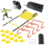 Football Soccer Sport Speed Agility Ladder Training Equipment Agility Training Set With 20 Feet Agility ladder set