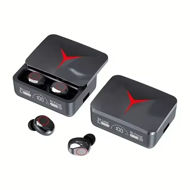 High Quality M90 pro TWS BT Earphones True Wireless Earbuds Noise Cancelling LED Display Gaming Headset Stereo Earbuds M90