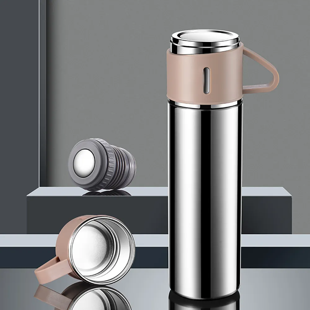 Corporate Business Stainless Steel Vacuum Flask Thermos Mug Gift Set