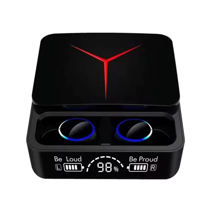 High Quality M90 pro TWS BT Earphones True Wireless Earbuds Noise Cancelling LED Display Gaming Headset Stereo Earbuds M90