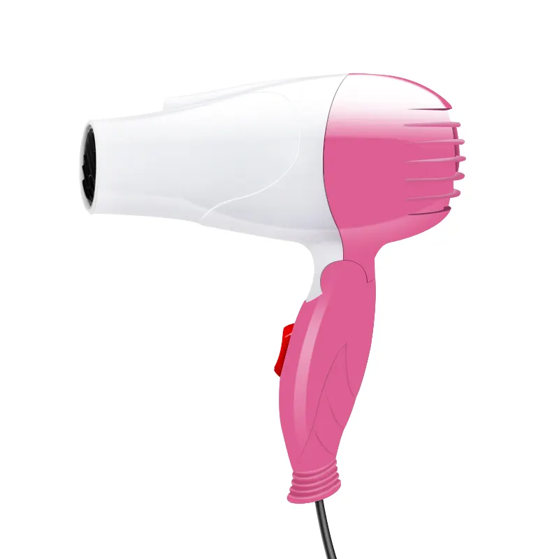 Professional Hot Air Negative Ion Hair Care Quick Drying Concentrated Air Nozzle Folding Hair Dryer For Home