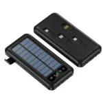 Solar Powerbank 20000mAh Charger Power Bank 10000mAh Flash Light Solar Power Banks Charger With Stand