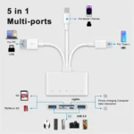 USB Otg Adapter Type C Android IOS Flash Drive TF SD Card Reader Adapter for Iphone Ipad Macbook Laptop Xiaomi Samsung