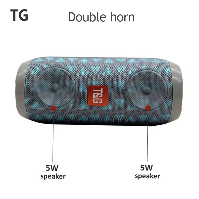 TG117 Speakers Outdoor Sports Waterproof Portable Subwoofer Smart TG117 Wireless BT Speaker