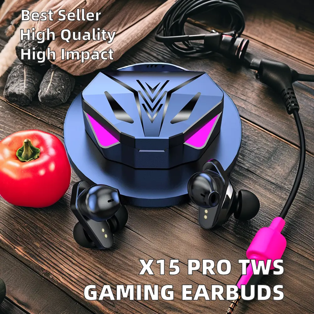 X15 PRO TWS Gaming Headset Waterproof In-Ear Earbuds