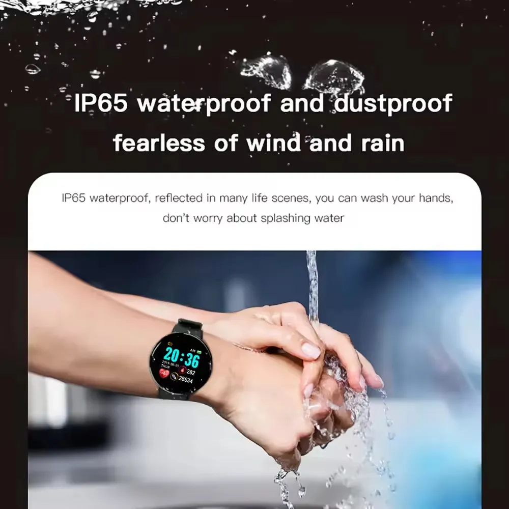 Smart Watch Men Women Smartwatch Digital Watches Sports Fitness Tracker Watch Blood Pressure Waterproof