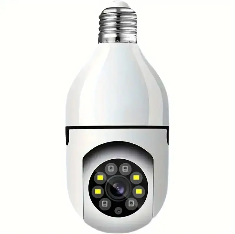 E27 night vision wireless light bulb camera 360 cctv hidden 5G /2.4G wi fi mini ip security digital camera