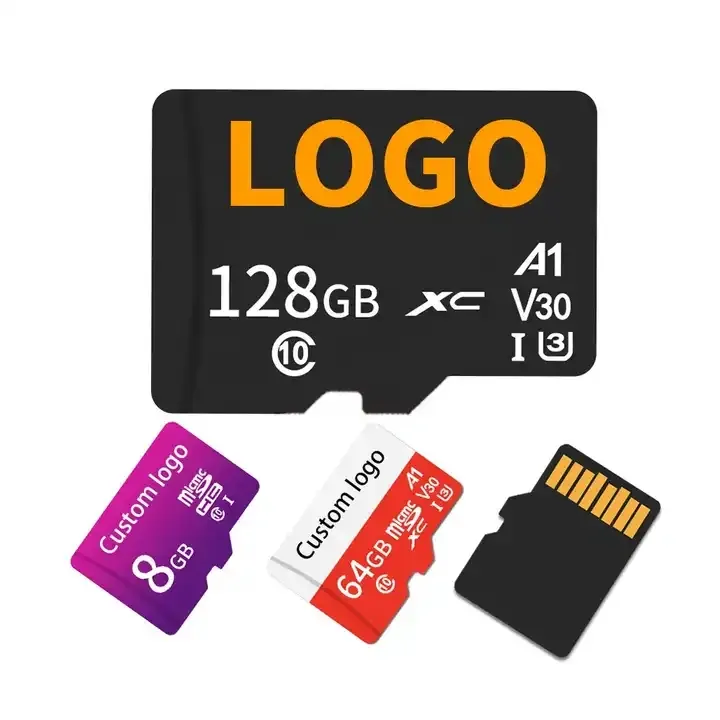 Customised Logo Fast Ship 100% Authentic   Camera 8GB 16GB 32GB 64GB 128GB 256GB Flash TF Cards 512g 1TB 2T Storage Card