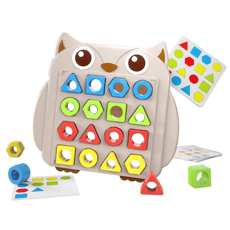 Geometric pairing Hand-eye coordination children brain training parent-child board game