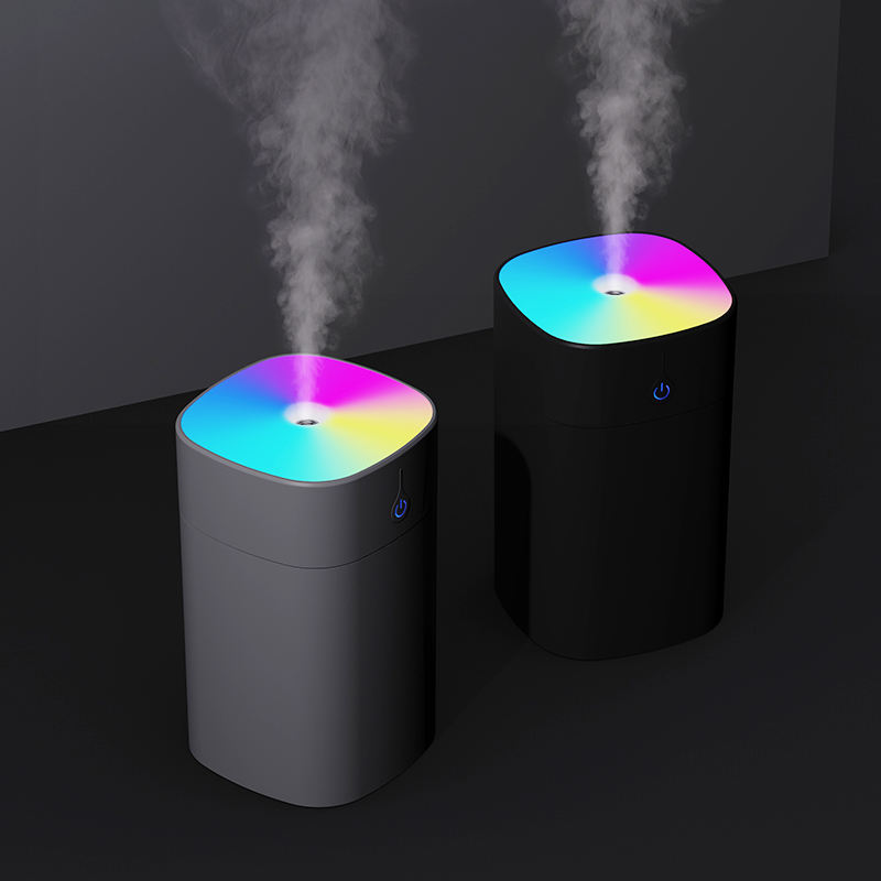 New Mini Portable Humidifier with Colorful Light Night