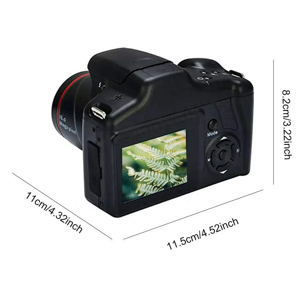 Portable Anti-shake Vlogging TFT 2.4 inch Camera 1080P Video LCD Zoom Digital Camera SLR DSLR Camera with Ultra HD Screen