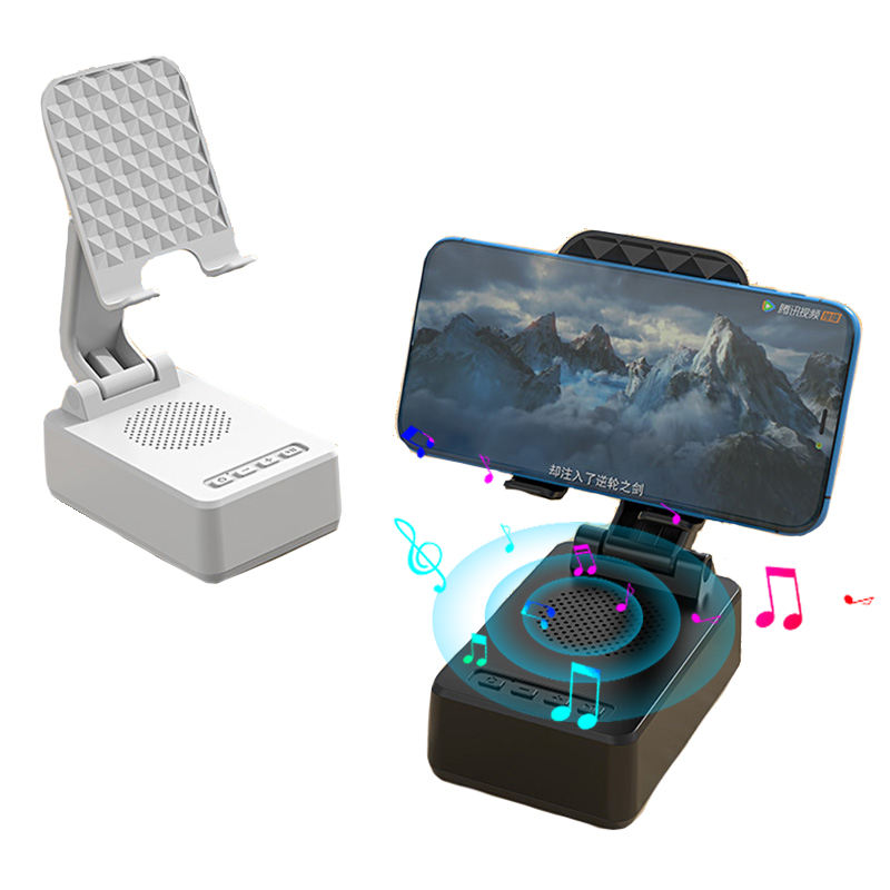 Portable Phone Holder Mini Subwoofer BT Speakers Music Box