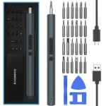 28 in 1 portable small home pc toy cordless pen type precision electric screw driver screwdriver set