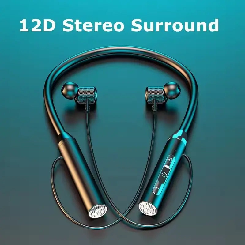 Audifo G01 Wireless BT Headphone Electronics Sport Earphone Neckband Magnetic Bass Headset Handsfree Earbuds with Mic Neckband