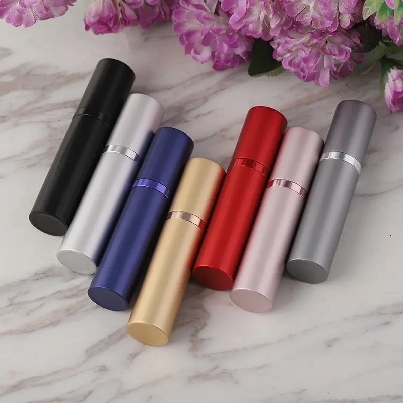 Premium 5ml Bottom Refillable Aluminum Perfume Spray Bottles wholesale