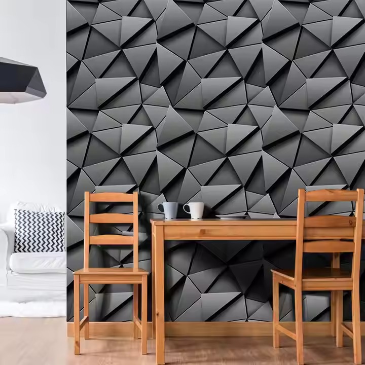 3D Wallpapers stickers Modern Geometric Self adhesive Wallpaper