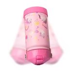 Colorful Straw Lid Cold Milk Kids’ Wide Mouth Sports Drink Bottle